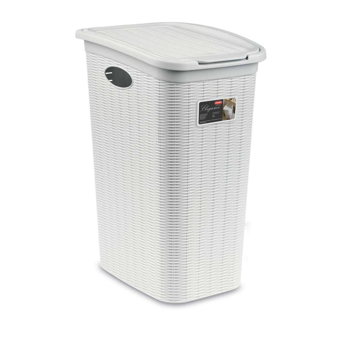 STEFANPLAST Košík na bielizeň Elegance 36 l, biely