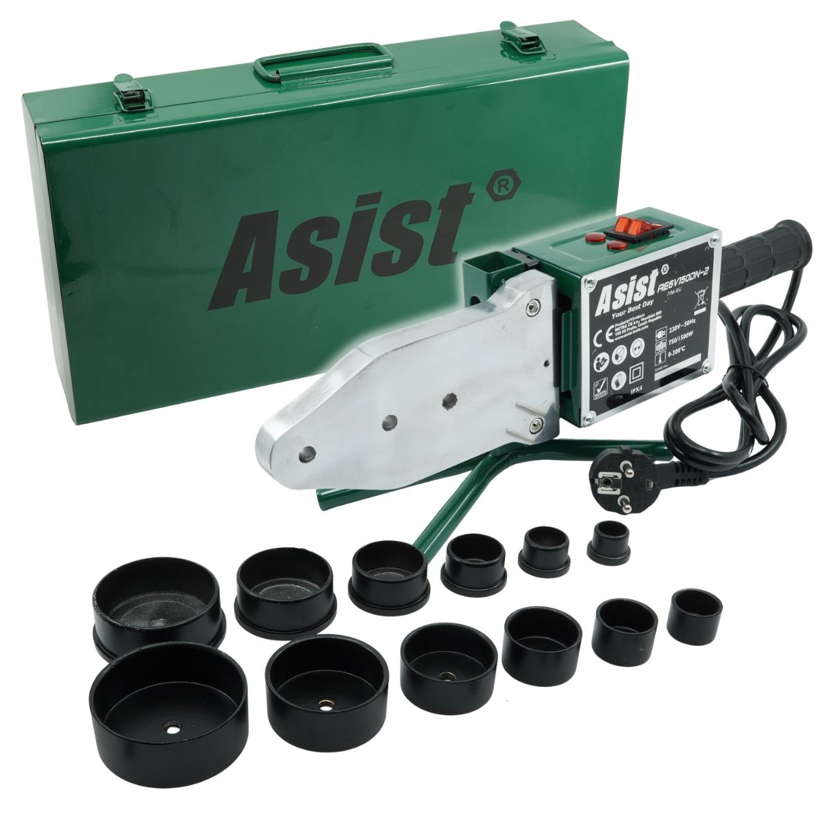 ASIST AE6V150DN-2 Zváračka plastových rúrok 1500 W
