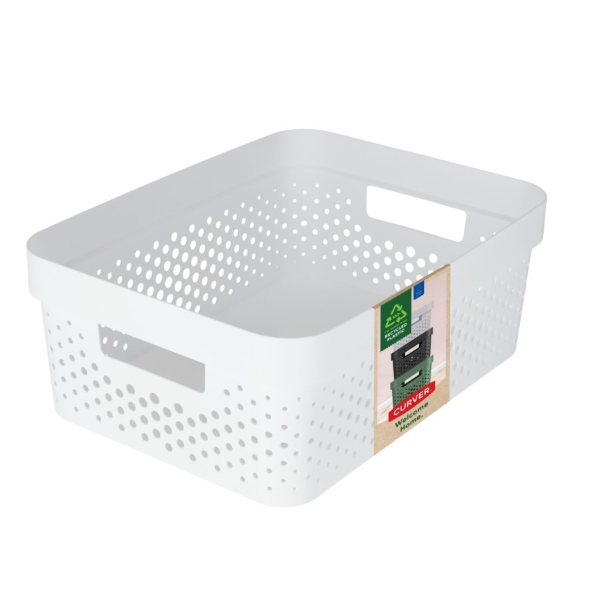 Curver Úložný box INFINITY 1,4 l, biely perforovaný