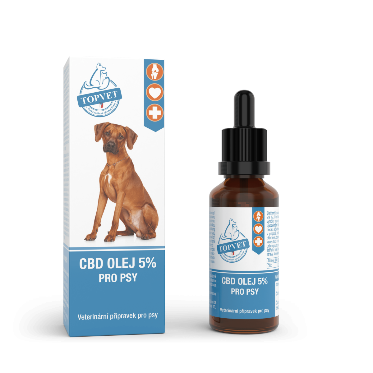Green idea CBD olej 5 pre psov 10 ml