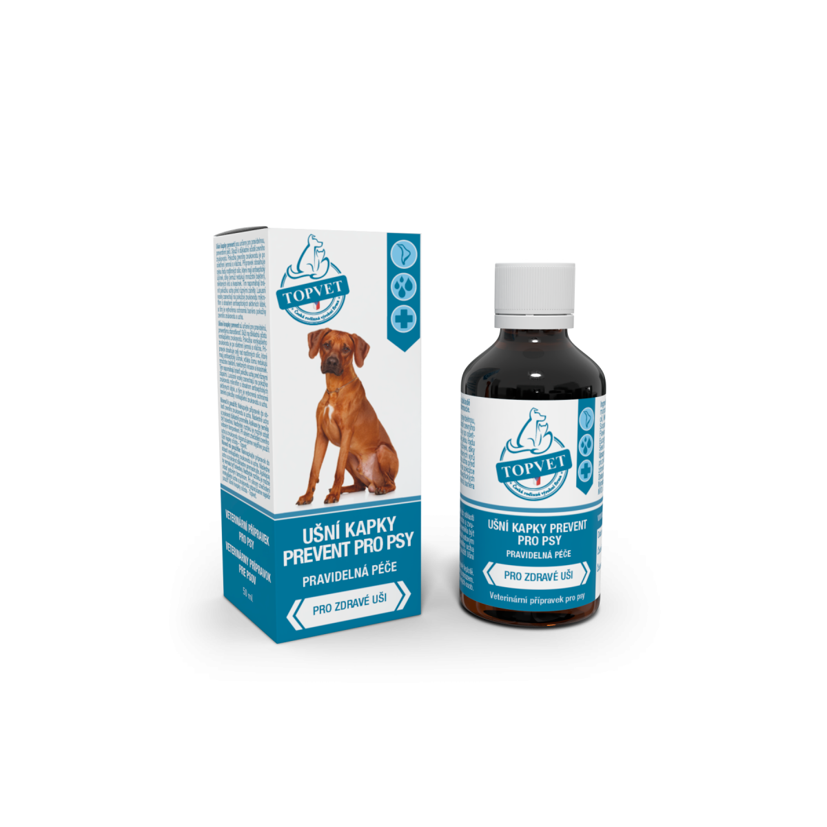 Green idea Ušné kvapky prevent pre psov 50 ml