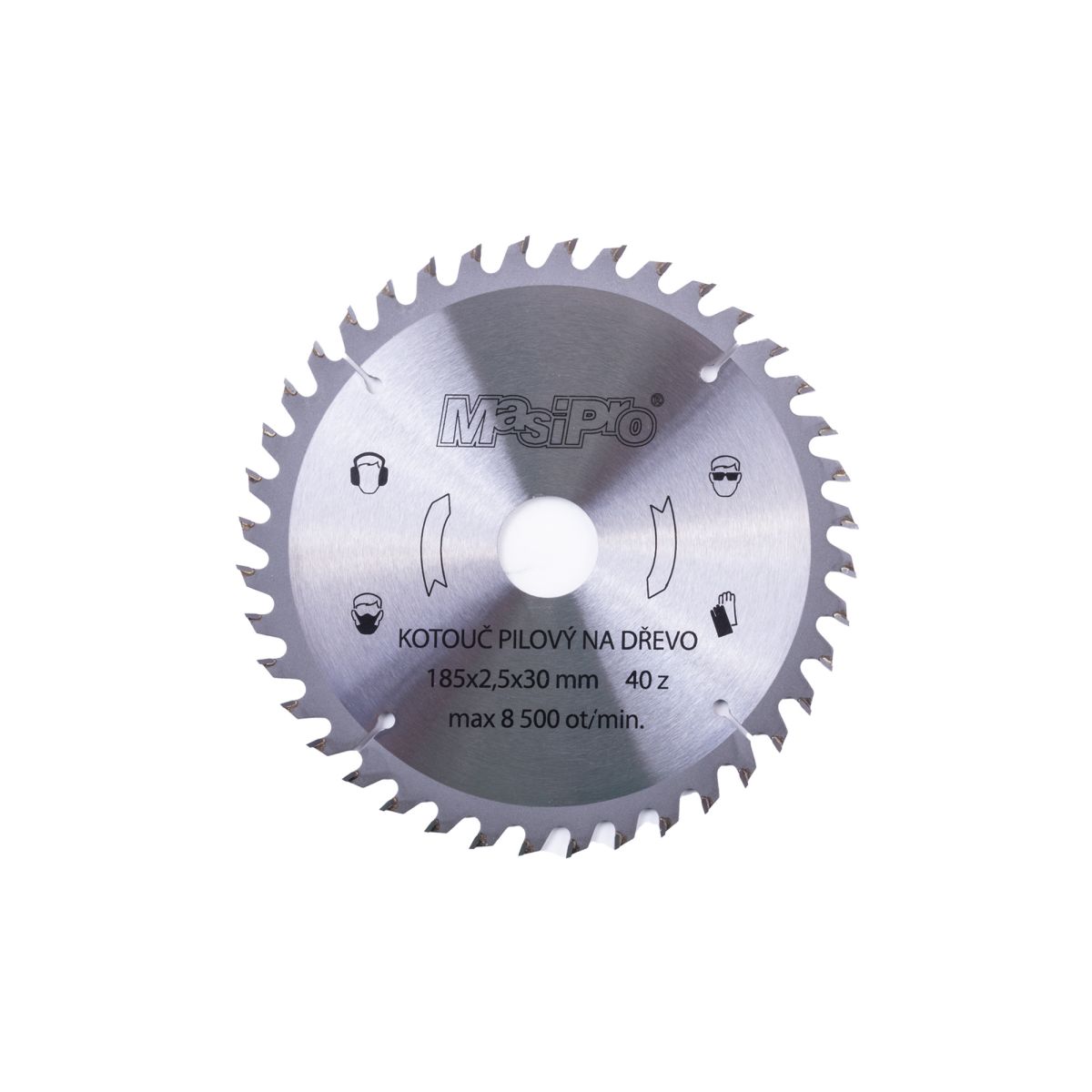 MASIPRO Pílový kotúč 185 × 2,5 × 30 mm – 40 zubov