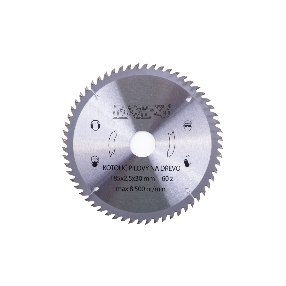 MASIPRO Pílový kotúč 185 × 2,5 × 30 mm – 60 zubov
