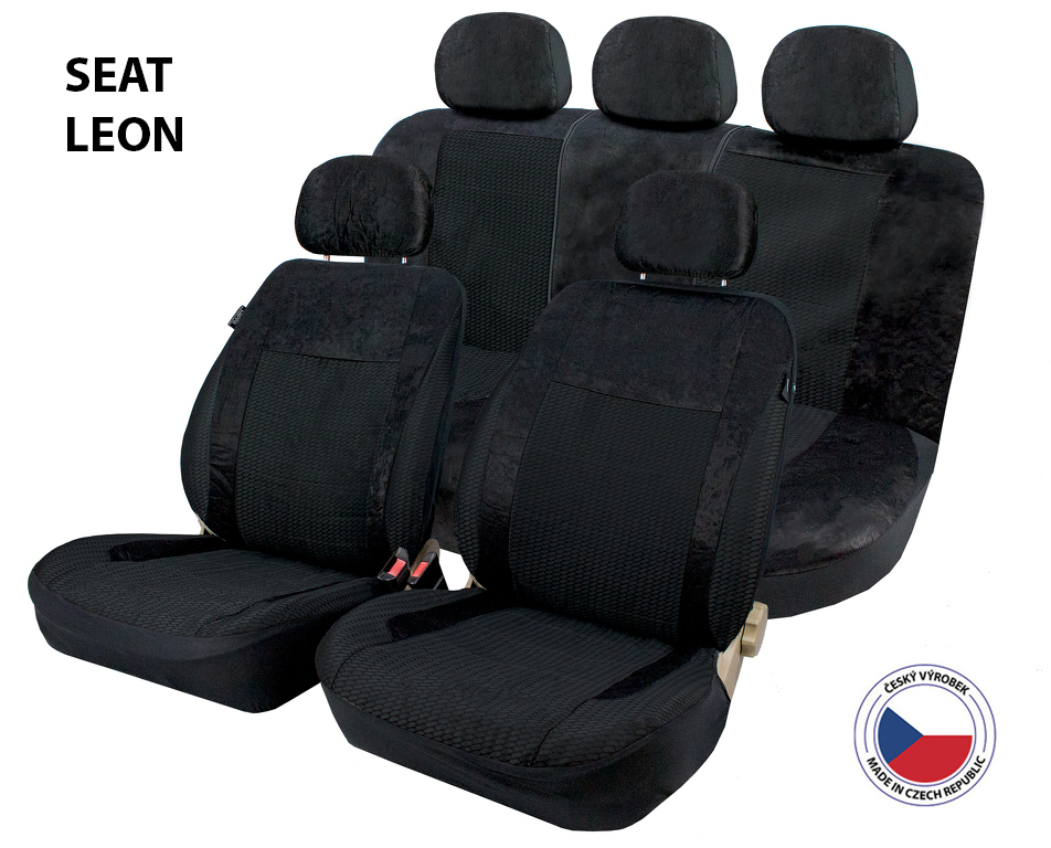 Autopoťahy Perfetto AL Seat Leon čierne