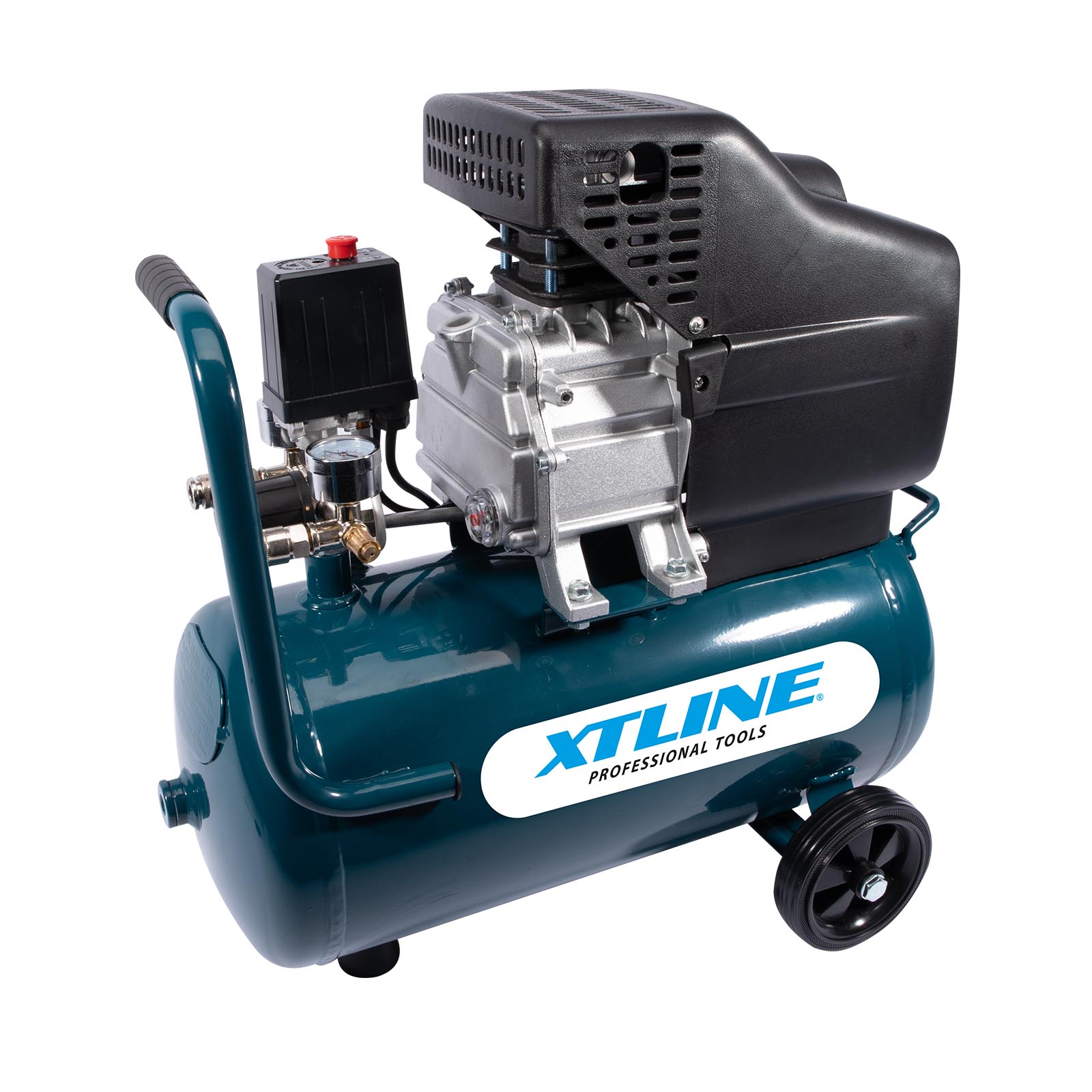 Olejový kompresor XTLINE 1500 W, 24 l