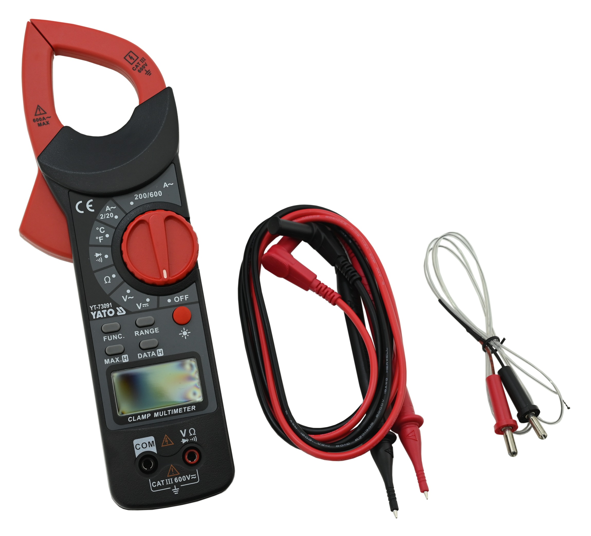 YATO Digitálny multimeter s klipmi
