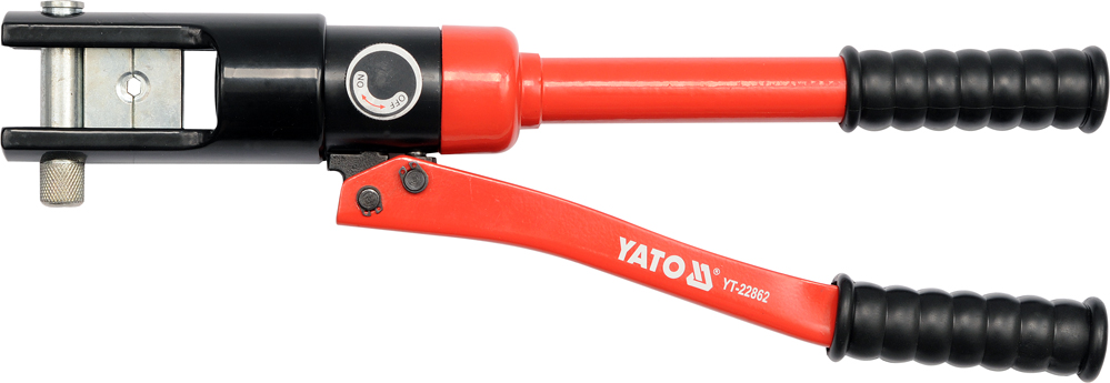 YATO Lisovacie kliešte na koncovky káblov Al 16–240 mm², Cu 16–300 mm², 470 mm