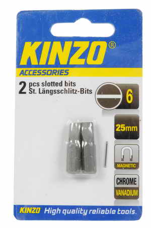 KINZO Sada bitov 6mm - 2 ks, 25 mm - magnet