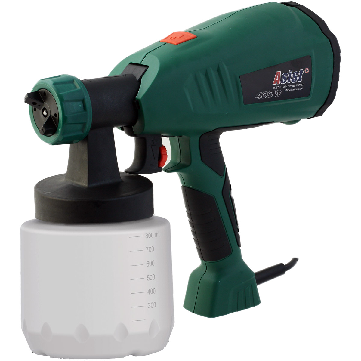 ASIST Elektrická striekacia pištoľ 400W, 800ml