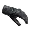 Rukavice moto BAHRAIN kožené krátke čierne L