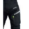 Nohavice moto pánske FI RAN  textilné čierne/zelené 4XL