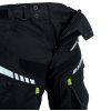 Nohavice moto pánske FI RAN  textilné čierne/zelené 4XL