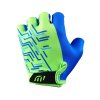 Cyklistické rukavice Line detská zelená/modrá 9-10