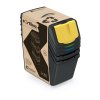 Sada 3 odpadkových košov SORTIBOX II antracit, objem 3x25L