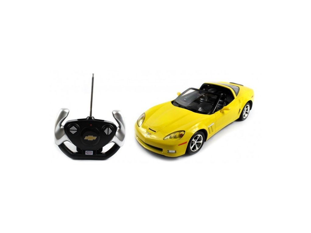 Rastar RC auto Chevrolet Corvette 112 licenční žluté