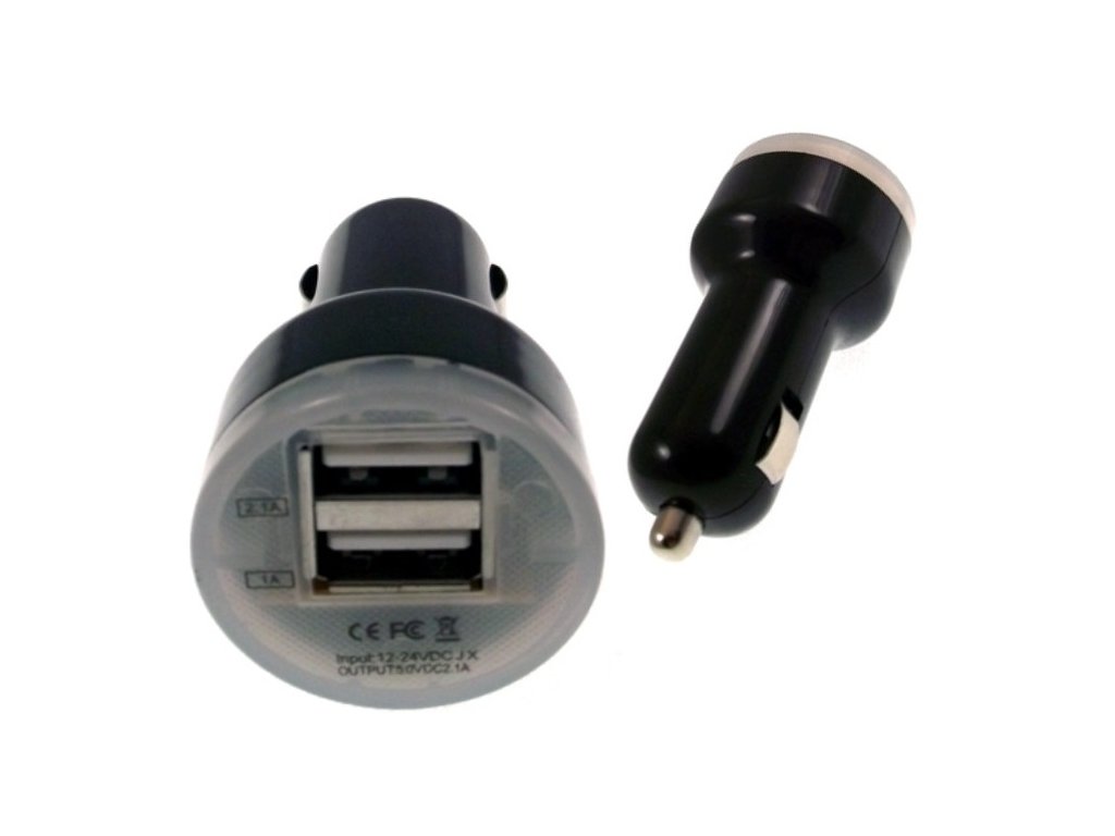 CL adaptér - nabíječka do auta 2x USB 12/24V
