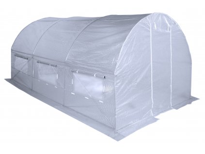 Home & Garden Zahradní fóliovník bílý 3 x 4,5 m