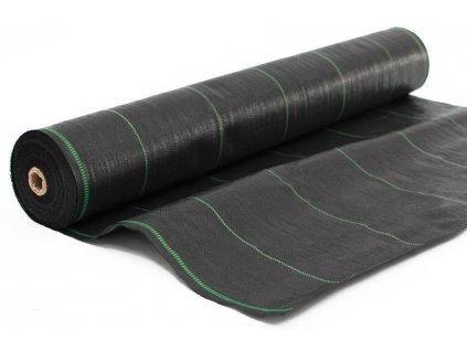 Tkaná mulčovací textilie - role 1,1m x 100m, 90g/m2, černá