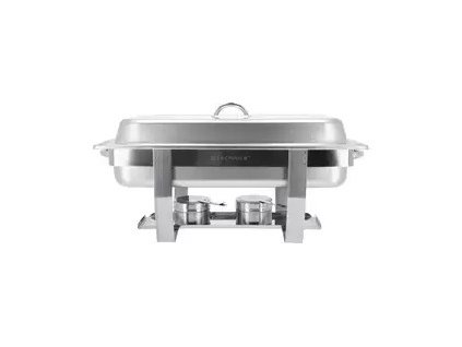 Chafing dish, ohřívač 9l 605x370x240 mm