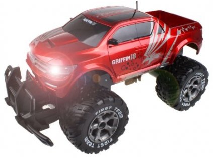 RC auto MONSTER TRUCK RAMPAGE 1:12 - nabíjecí červené W3818R