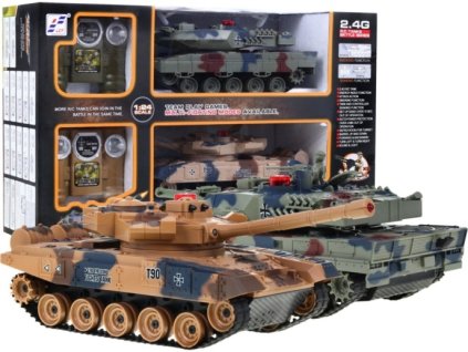 Sada 2 bojových tanků T-90 vs. LEOPARD 2 1:24