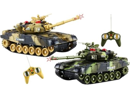 RC Tank WAR set 2ks boj 1:36
