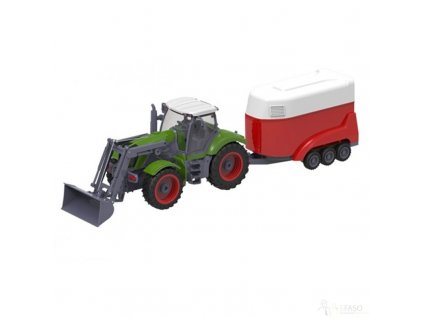 GNT RC Traktor FARM QY8301H přívěs na přepravu koní 1:28