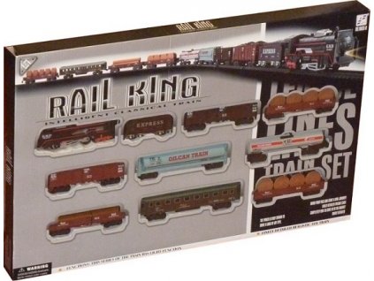 Vláčkodráha RAIL KING vláček s 9 vagónky