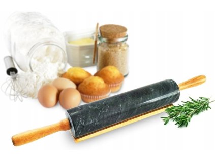 Mramorový Váleček na těsto s podstavcem XJ5842