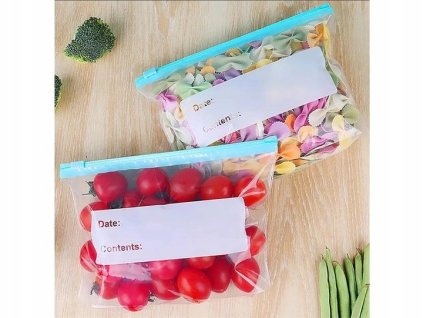 Zipové sáčky na potraviny 23 x 15 cm, 15 ks