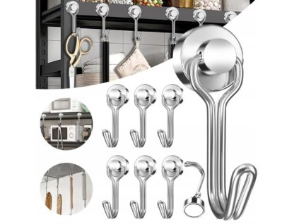 Magnetický věšák 12ks XJ5803