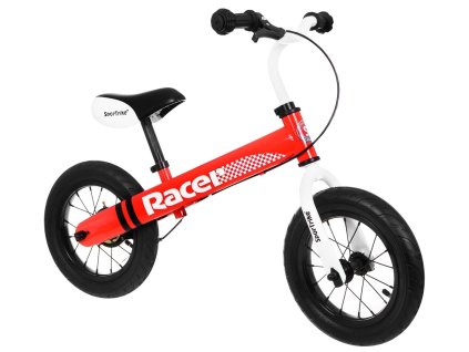 Dětské kvalitní kovové odrážedlo SporTrike RACER pro děti červené