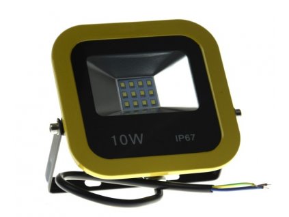 GNT LED Reflektor - halogen 10W 230V slim IP67 žlutý