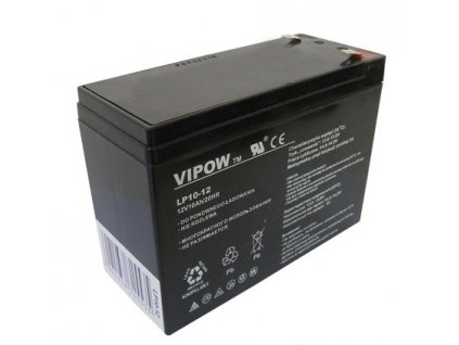 Baterie olověná 12V/10Ah VIPOW bezúdržbový akumulátor