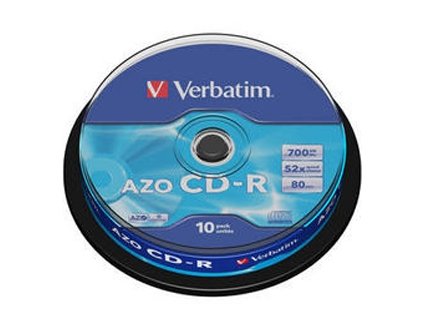 CD-R Verbatim Super azo 700MB 10pack