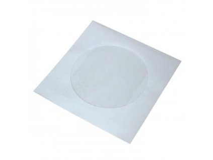 Obálka na CD papírová okénko s klopou 100ks