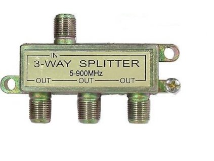 Rozbočovač 3x f konektor