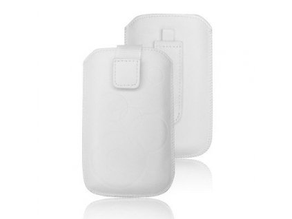 ForCell Deko pouzdro na mobilní telefon White pro HTC Desire C, Samsung S6500, S5360,....
