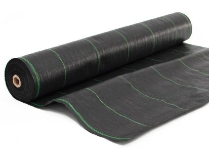 Tkaná mulčovací textilie - role 0,8m x 100m, 90g/m2, černá