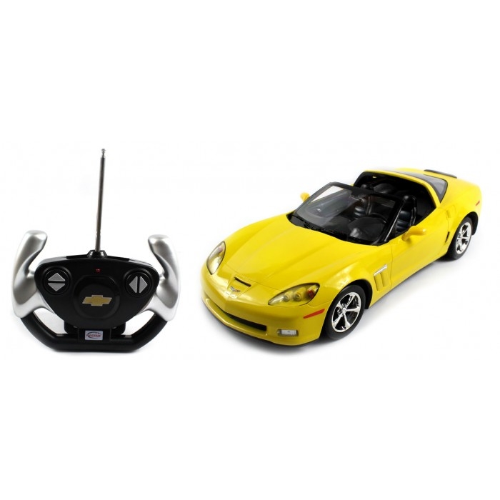 Rastar RC auto Chevrolet Corvette 112 licenční žluté