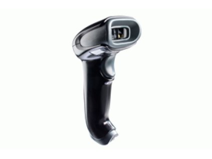 USB Kit: Omni-directional 1D, PDF417, 2D, black, rigid presentation stand (STND-19R02-002-4), USB Type A 1.5m straight cable CBL-500-150-S00