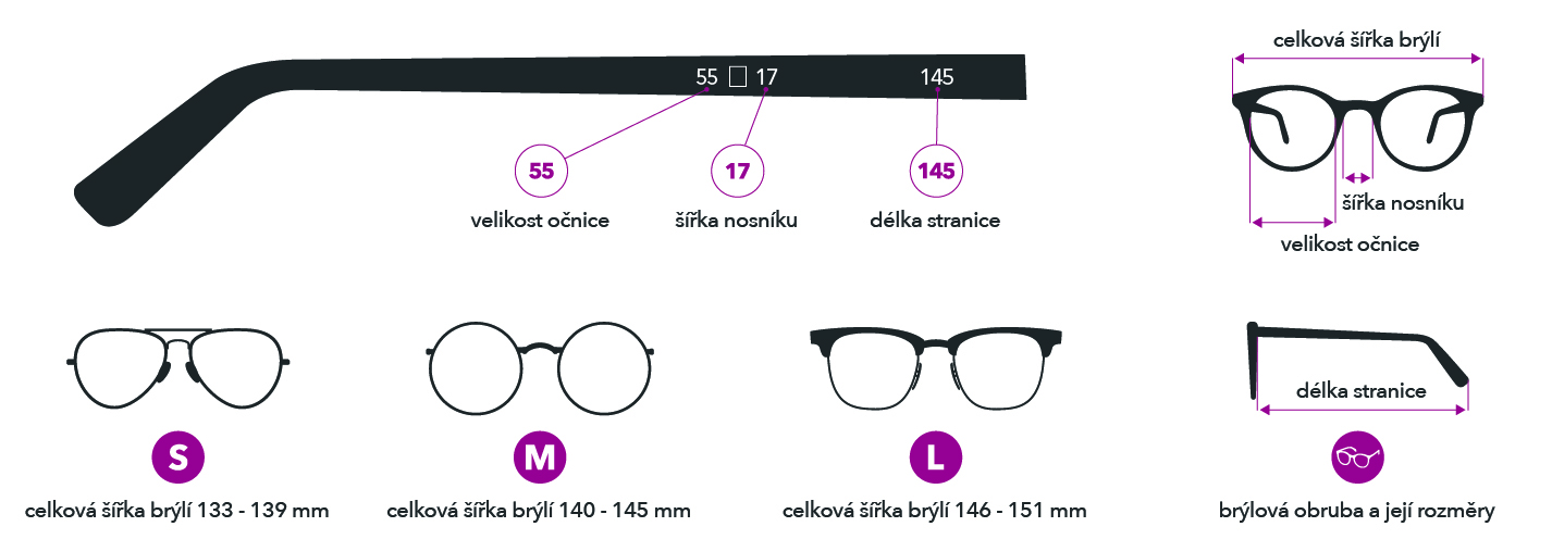Jak na velikost brýlových obrub
