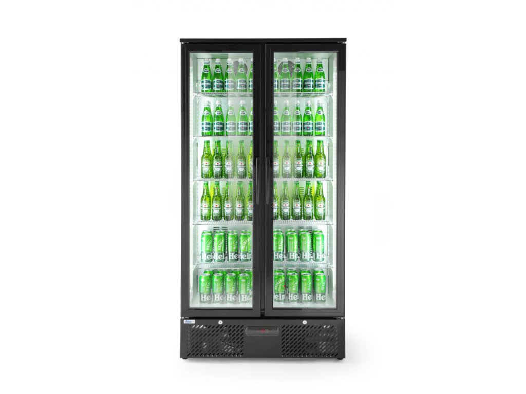 Barová chladnička dvoudveřová 448L, 2/10?C, 220-240V/300W, R600a, 900x515x(H)1820mm
