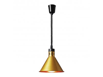 Ohřívací lampa - světle zlatá - 27.0000 x 27.0000 x 31.0000 cm - Royal Catering - Ocel