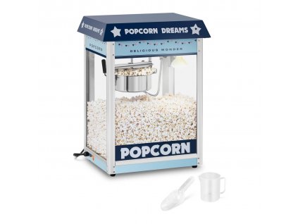 Stroj na popcorn - modrý