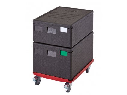 Termoizolační box Cam GoBox® plnění shora, 600x400 mm, Cambro, 80 l, 80L, Černá, 690x490x(H)370mm