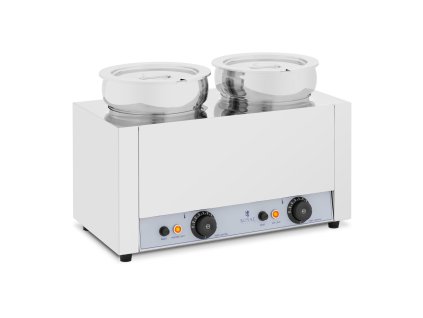 Ohřívač na polévku - 2 x 7 l - 1 000 W - lesklý - Royal Catering