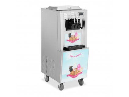 Stroj na výrobu měkké zmrzliny - 2140 W - 33 l/h - 3 příchutě - Royal Catering