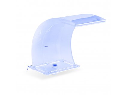 Chrlič vody - 33 cm - LED osvětlení - modrá/bílá barva