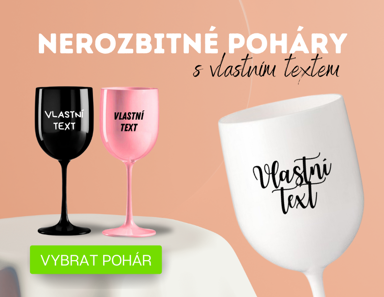 Nerozbitné poháry s vlastním textem